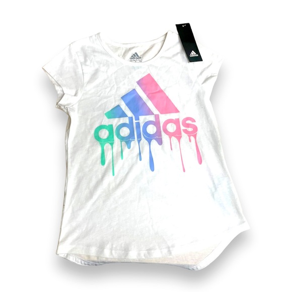 ✨GIRLS SMALL ADIDAS SHIRT✨ - Picture 1 of 5